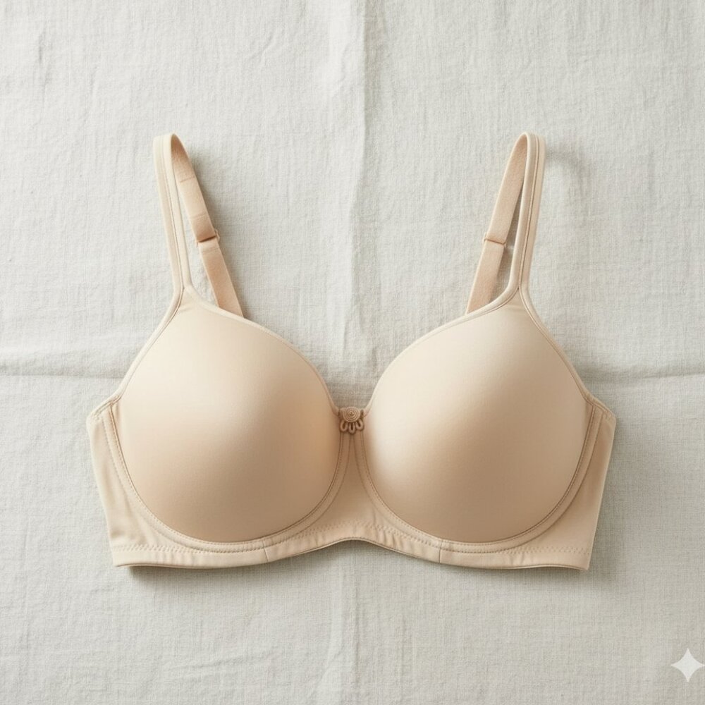Amoena Mara SBP 34C Nude Pocketed Wire-Free Bra